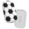 Image de Porte-monnaie sans Contact avec Coque Modèle Foot Compact et Simple d'Usage Blanc / Noir