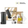 Image de Le coffret CAPS ME noir - capsules reutilisables - compatible Nespresso