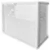 Image de Cache climatiseur - pompe à chaleur ALUMINIUM BLANC taille S