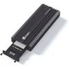 Image de Boîtier externe SSD M2 Double interface NVMe+Sata, USB3.2, câble USB C- USB C/A inclus - tout en aluminium