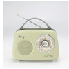 Image de Enceinte/Radio retro RMS 5W, Bluetooth, Radio FM, lecteur USB, Aux IN, Batterie rechargeable, vert olive