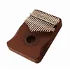 Image de Pouce africain piano bois Kalimba 17 touches Instrument de musique portable