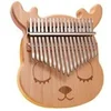 Image de Pouce africain piano mini kalimba 17 touches instrument de musique portable Forme de cerf mignon