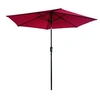 Image de Parasol droit HAPUNA rond 2,70m de diamètre fuchsia