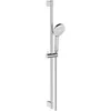 Image de Ensemble de douche IDEALRAIN EVO barre 90 cm douchette ronde 11 cm 3 jets chromé