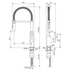 Image de Robinet de cuisine semi-pro Ceralook chrome