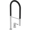 Image de Ideal Standard   Gusto Mitigeur de cuisine à deux trous, Semi Pro, avec vaporisateur extractible et d'un double spray, bec pivotant à 360°, 6,7 l/min, Raccord vissé par le bas, Chrome en occasion ou reconditionné