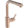 Image de Ideal Standard   Gusto Mitigeur de cuisine, Bec rond en L, avec vaporisateur extractible et d'un double spray, bec pivotant à 360°, facile à installer avec la fixation EasyFix+, Sunset Rose en occasion ou reconditionné