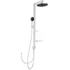 Image de Ideal Standard Ceratwist Alu+ Colonne de douche, Fabriquée à partir d'aluminium recyclé à 100%, douchette à économie d'eau avec différents types de jets   Argent (338x501x1104 mm) en occasion ou reconditionné