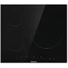 Image de Hisense E6332BSCE Plaque vitrocéramique 3 zones, grande surface 30 cm, largeur 60 cm, contrôle tactile, verrouillage enfant, minuterie intégrée, résistante aux rayures, nettoyage facile, bords en occasion ou reconditionné