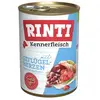 Image de Rinti Kennerfleisch Coeurs De Volaille Nourriture Humide Pour Chiens 400g