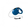Image de Laisse à enrouleur flexi new classic mini bleu en corde