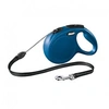Image de Laisse à enrouleur new classic bleu en corde taille m longueur 5 m chiens