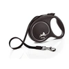 Image de Laisse Black Design L Tape 5m black/ silver FU32T5-251-S-SI