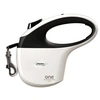 Image de Laisse One M Tape 5 m Blanc Noir OA20T5-251-WS