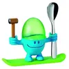 Image de COQUETIER AVEC CUILLERE A OEUFS MAC EGG BLEU