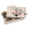 Image de COUVERTS A STEAK 12 PIECES DANS UN COFFRET EN BOIS