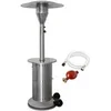 Image de Parasol chauffant d'extérieur à gaz Commercial Inox - - Prêt à l'emploi livré avec tuyau et détendeur - jusqu'à 20m²