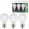 Image de Paulmann LED Efficient-Line Lampe à usage général E27, lot de 3, 4 W, 3 000 K, clair en occasion ou reconditionné