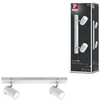 Image de Spotlight Zyli IP44 GU10 230V max. 2x10W gradable Blanc#Chrome
