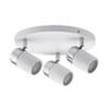 Image de Spotlight Zyli IP44 GU10 230V max. 3x10W gradable Blanc#Chrome