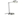 Image de Lampe de bureau Slice LED acier brossé
