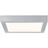Image de Panneau LED Lunar carré 300x300mm 16W 1300lm 3000K Chrome mat