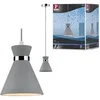 Image de Luminaire en suspension Verve IP44 E27 max. 20W Gris#Chrome gradable