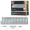Image de Paulmann 70907 Function MaxLED 500 Kit de base 10m, Bluetooth, 2700K blanc chaud, 53,5W, 230/24V, Argent en occasion ou reconditionné
