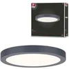 Image de Panneau LED Abia rond 300mm 22W 2200lm 2700K Gris foncé