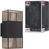 Image de Applique LED Tharin IP44 3000K 120x250mm 2x3,7W Noir