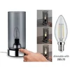 Image de Lampe Pinja max.1x20W E14 Chr/verre fumé