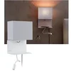 Image de Applique avec étagère Merani E27 3000K 120lm 230V 2,5W gradable Gris#Blanc