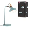 Image de Lampe à poser Juna E14 max. 20W Vert satiné, Cuivre, Bois Métal#Bois