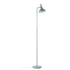 Image de Lampadaire neordic juna - 20w - e14 - 230v - vert satiné/cuivre - bois/métal - dimmable - sans ampoule