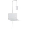 Image de Applique avec étagère Calvani E27 230V max. 40W gradable Blanc