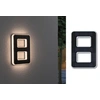 Image de Solar Numéro de maison lumineux LED avec batterie interchangeable Numéro 8 IP44 3000K 6lm Noir
