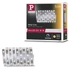 Image de Paulmann 79854 LED MaxLED 250 2,5 m Blanc Chaud IP20 INCL 1x10 Watts Strip Bande Lumineuse 2700 K, MatiÃ re Plastique, 10 W, Argent en occasion ou reconditionné