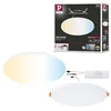 Image de Paulmann 79957 panneau LED panneau encastré Veluna VariFit Edge 200 mm rond Tunable White commande de la lumière blanche Blanc synthétique plafonnier en occasion ou reconditionné
