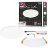 Image de VariFit Panneau encastré LED Veluna IP44 rond 125mm 8,5W 700lm 3000K Satiné