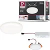 Image de VariFit Panneau encastré LED Veluna IP44 rond 75mm 4,5W 400lm 4000K Satiné