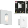Image de Encastré mural LED Wall carré 78x78mm 1,1W 65lm 230V 2700K Blanc