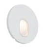Image de Encastré mural LED Wall rond 78mm 1,1W 65lm 230V 2700K Blanc