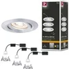 Image de Spot encastré LED Easy Dim Nova Mini Plus Coin Kit de base orientable rond 66mm 15° Coin 3x4,2W 3x300lm 230V gradable 2700K Alu