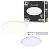 Image de Paulmann 93064 Panneau LED spots encastrés Veluna VariFit IP44 gradable sur 3 niveaux 215mm rond incl. 1x21W plafonnier Satin plastique 3000K en occasion ou reconditionné