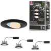 Image de Paulmann 93096 LED spots encastrés Calla kit de 3 orientable IP65 90 mm 30° 3x550lm White Switch incl. 3x5W noir mat plastique 3000K en occasion ou reconditionné