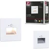 Image de Encastré mural LED Edge Quadro carré 80x80 mm 1,2W 25lm 230V 2700K Blanc dépoli