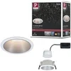 Image de Spot encastré LED 3-Step-Dim Cole Coin Kit de 1 IP44 rond 88mm Coin 6W 470lm 230V gradable 2700K Blanc#Argent mat