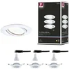 Image de Spot encastré LED Base Kit de base orientable rond 90mm 20° GU10 3x5W 3x350lm 230V 3000K Blanc