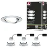 Image de Paulmann 93487 Spots LED encastrés 3-Step-Dim Nova Coin Set de base pivotant rond 84 mm 50° Coin 3x6W 3x470lm 230V dimmable 2700K Alu tourné en occasion ou reconditionné